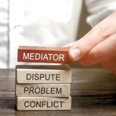 Mediation helps with disputes, problems and conflicts