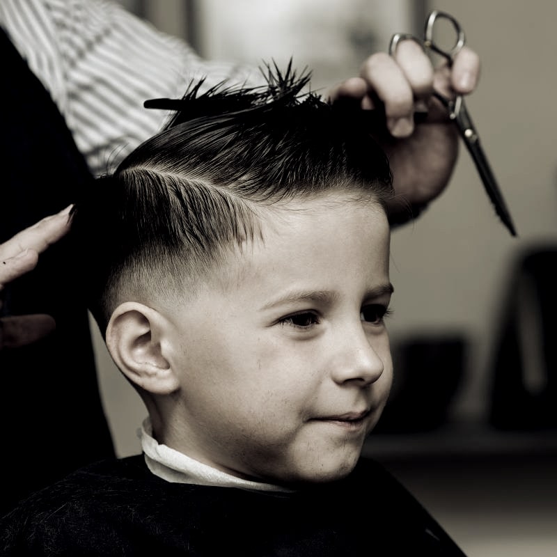 Boy Getting Haircut Min