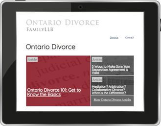 Ontario Divorce Blog